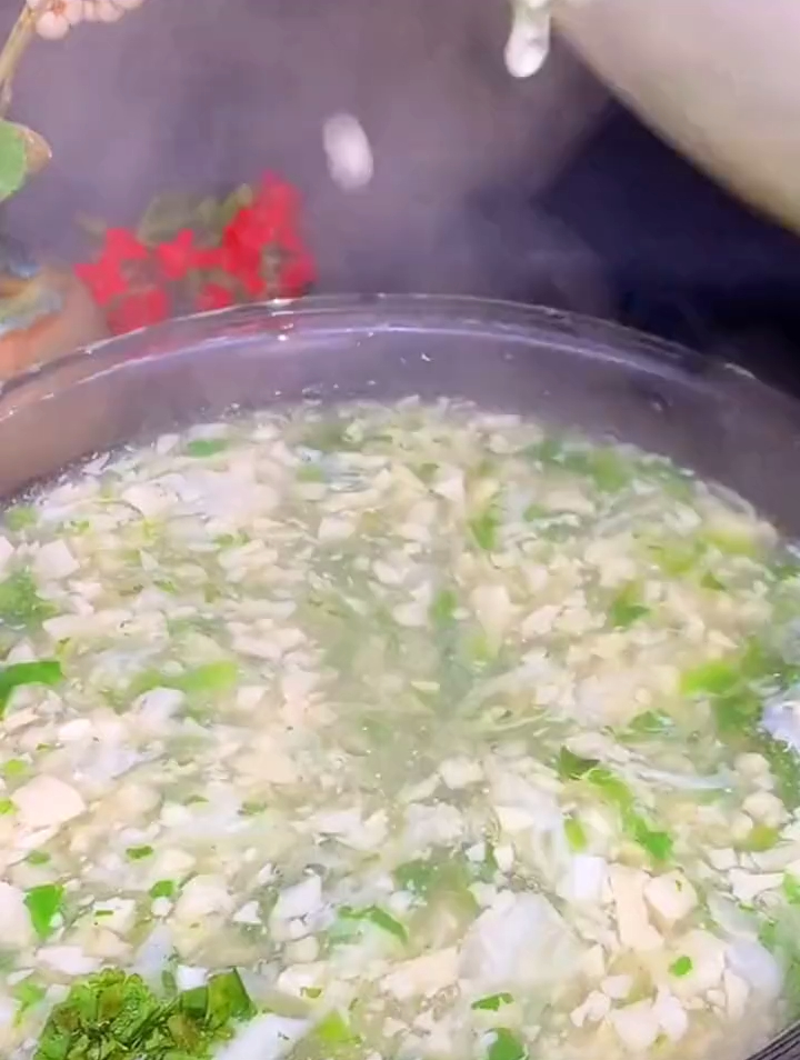 喝过香菜豆腐羹么?