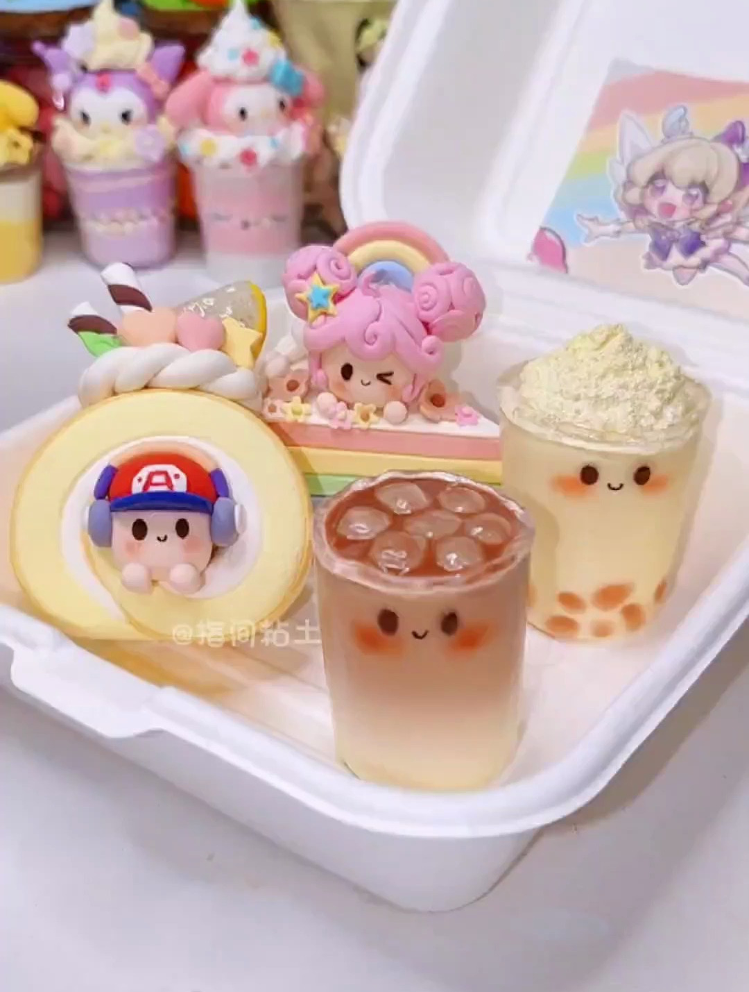 黏土 炎热的夏日 一起喝杯清爽下午茶吧 超轻黏土 黏土教程