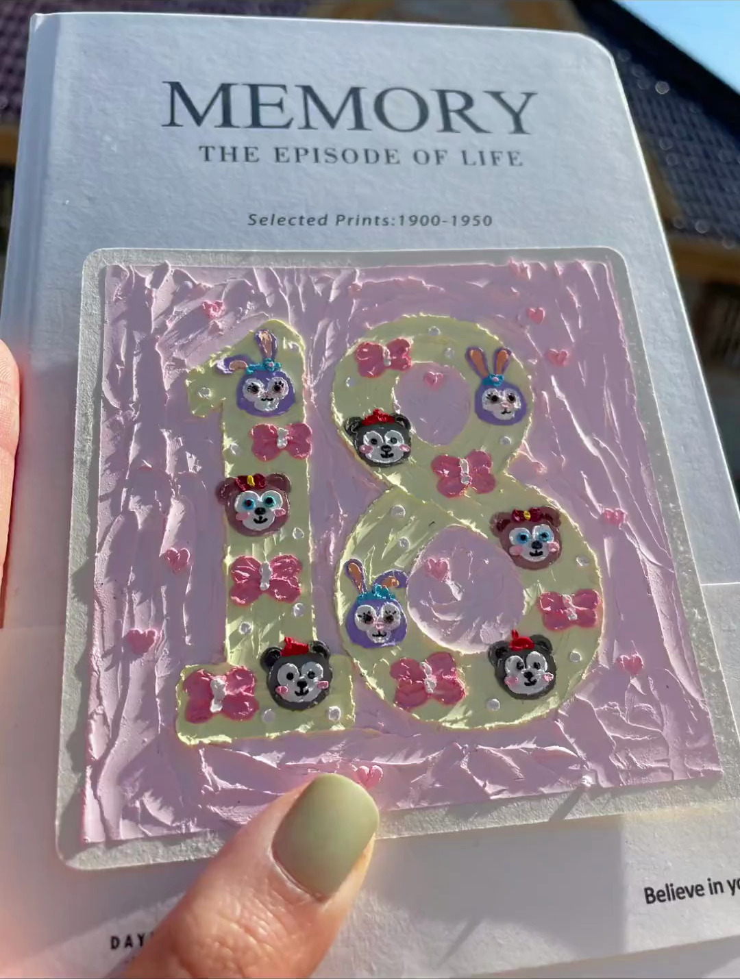 油画棒迪士尼数字蛋糕来啦星黛露达菲熊雪莉玫凑齐它!