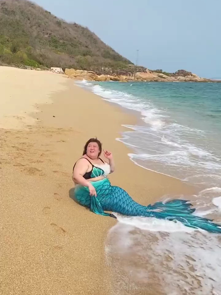 搁浅的美人鱼婚纱照