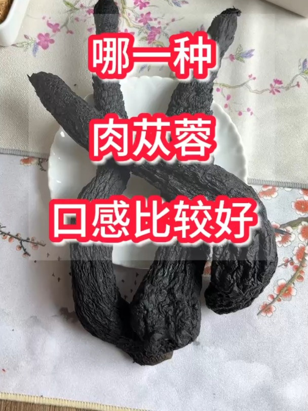 本期给大家讲解下,哪种肉苁蓉泡水口感比较好