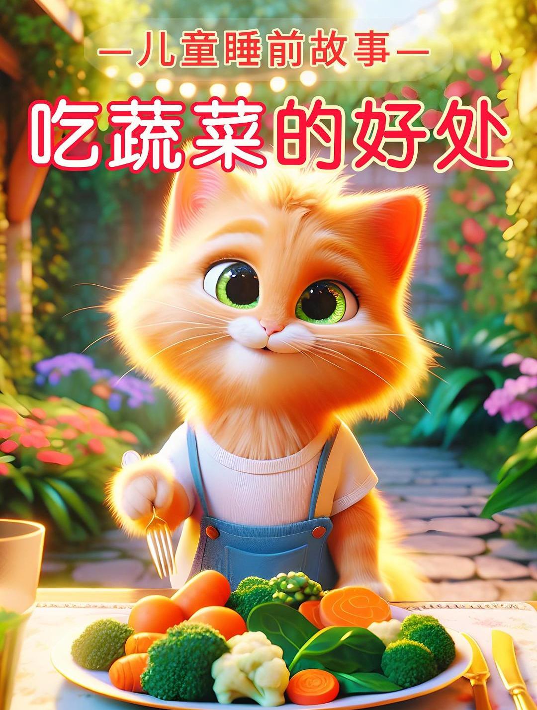 儿童故事《多吃蔬菜的好处》3-6岁儿童睡前故事,有声绘本