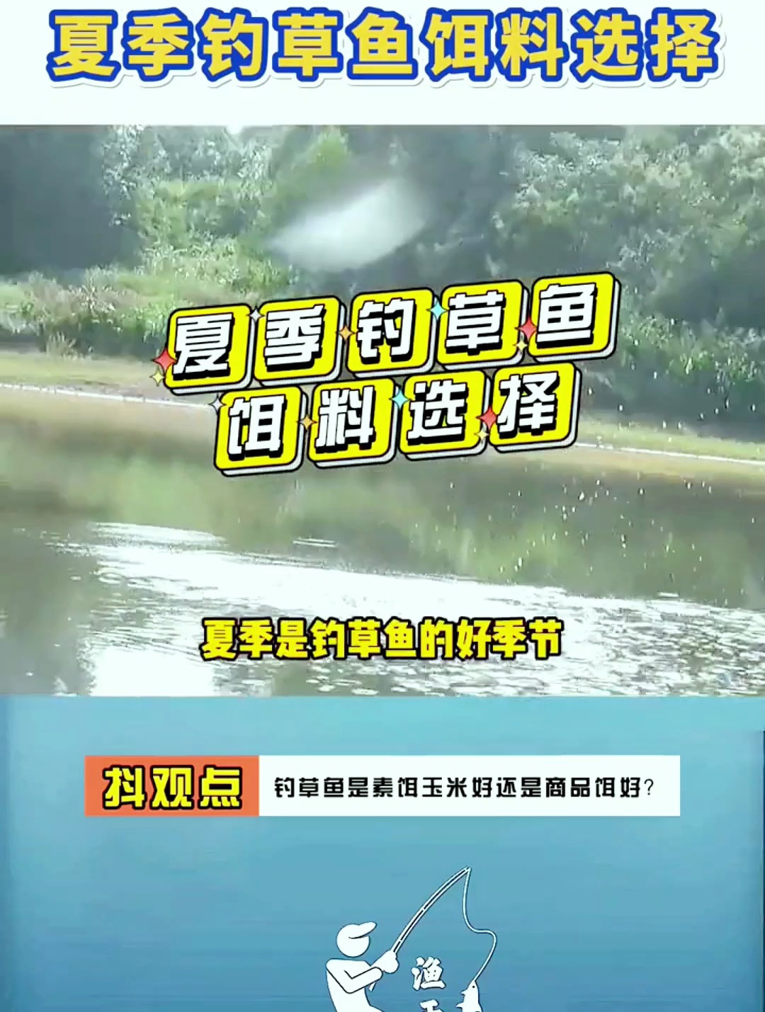 草鱼饵料大公开!不管多狡猾的草鱼都会咬钩,简单又好用