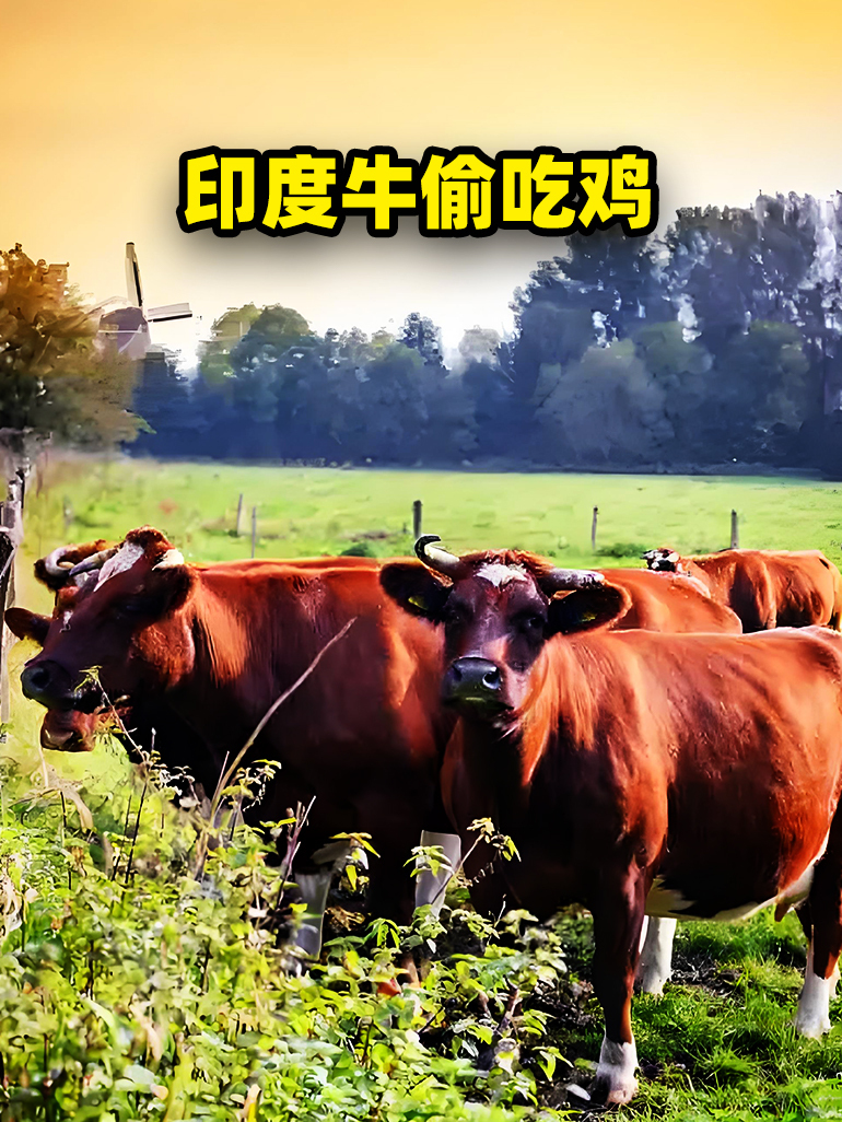 印度48只鸡神秘失踪,“偷鸡贼”竟是一头母牛?食草动物会吃荤吗