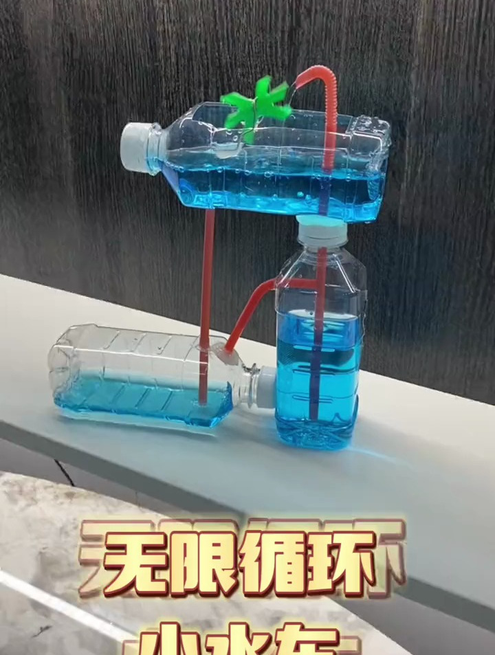 无限循环小水车,快来一起动手制作吧