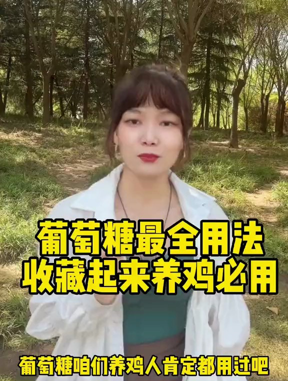 葡萄糖最全用法,收藏起来养鸡必用
