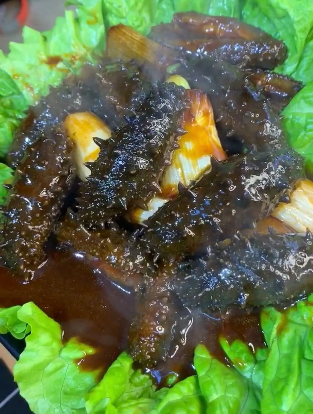 美味又下饭的葱烧海参