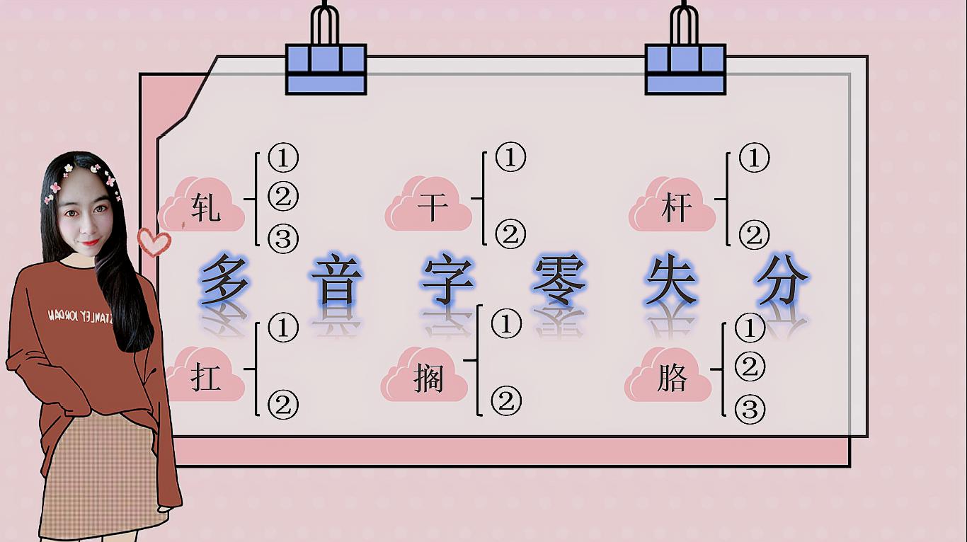 [图]“轧、杆、干、扛、搁、胳”这些多音字每个读音你都知道吗？