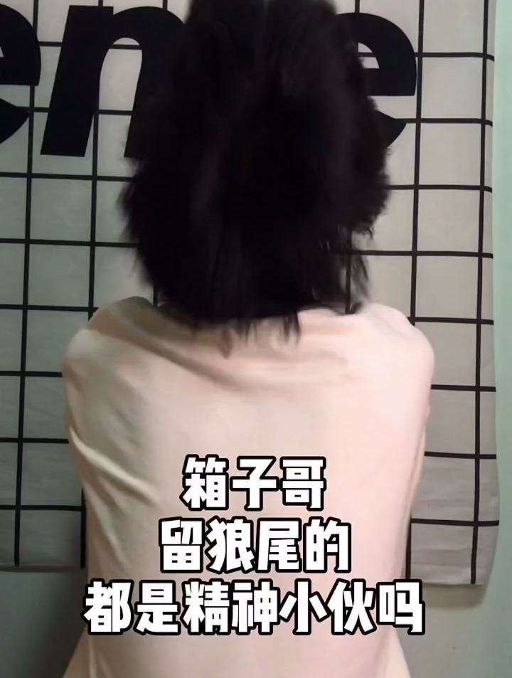 狼尾男士发型鲻鱼头!