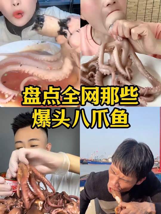 盘点全网那些爆头八爪鱼