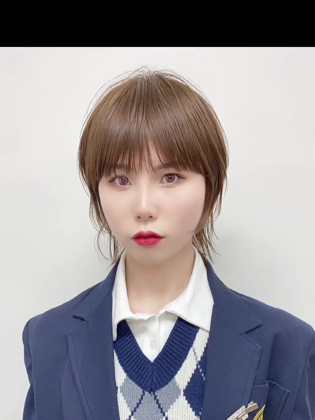 减龄鲻鱼头发型裁剪教程