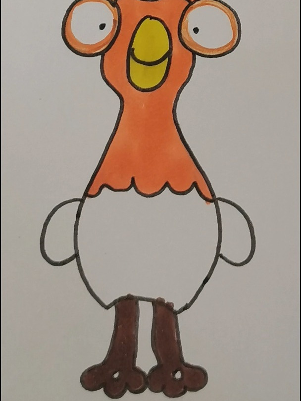 妈妈画的嘎嘎鸭VS我画的嘎嘎鸭