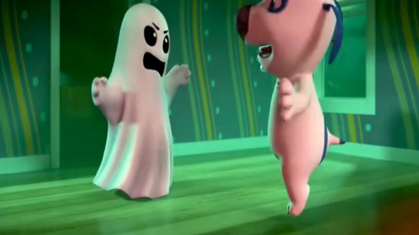 会说话的汤姆猫:汤姆和小花狗都被吓到不敢说话