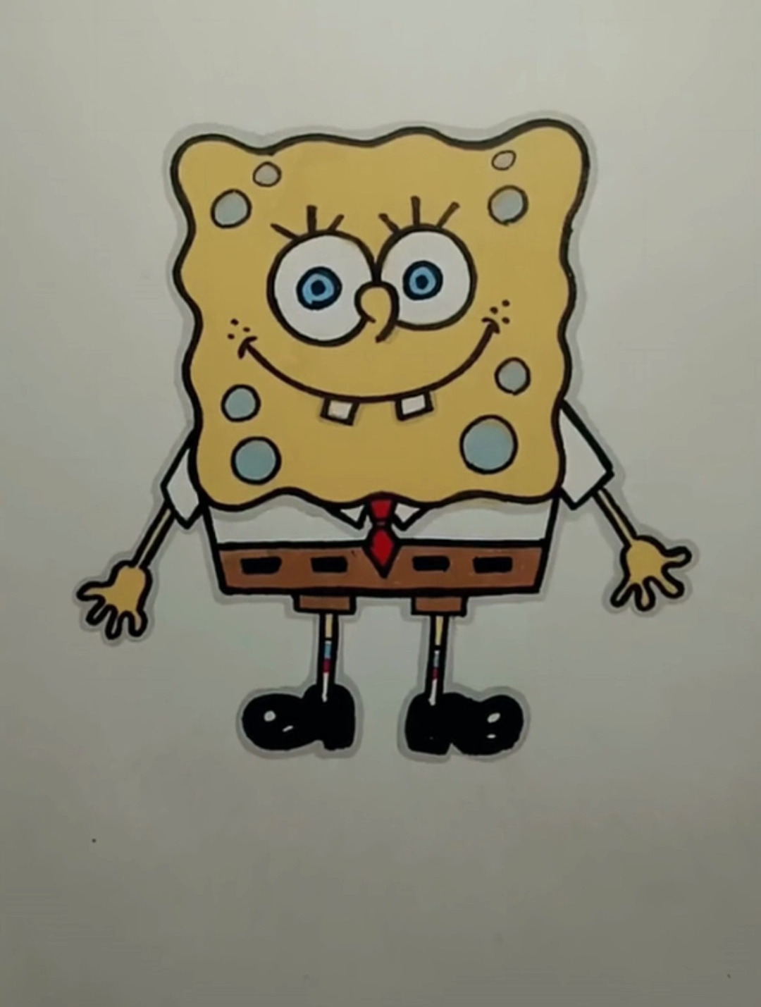 海绵宝宝简笔画来喽