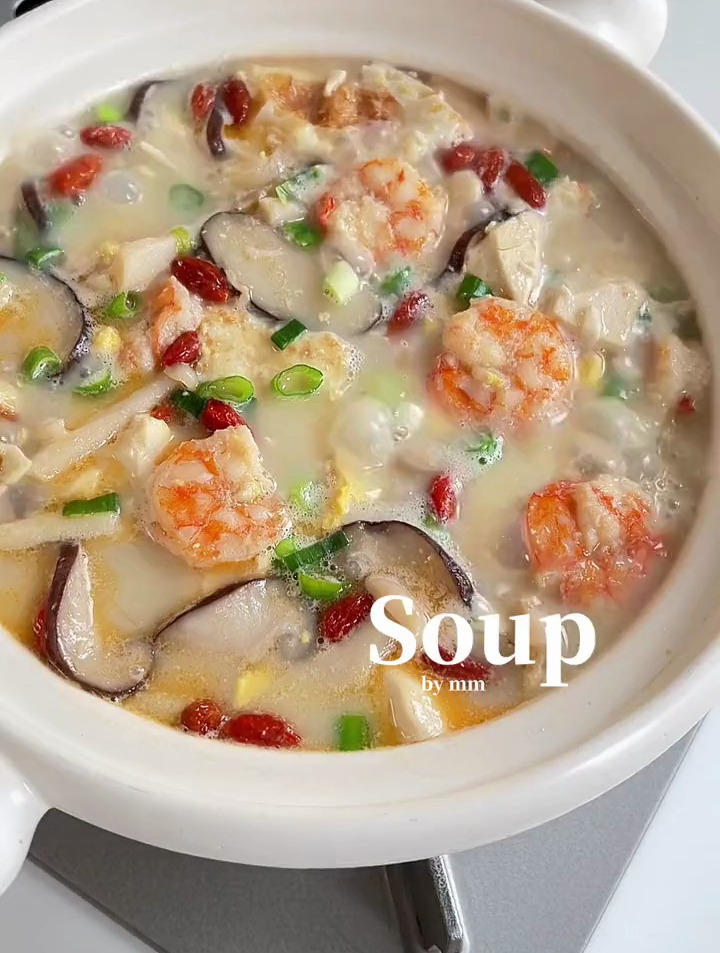 秋冬一定要喝的三鲜菌菇汤