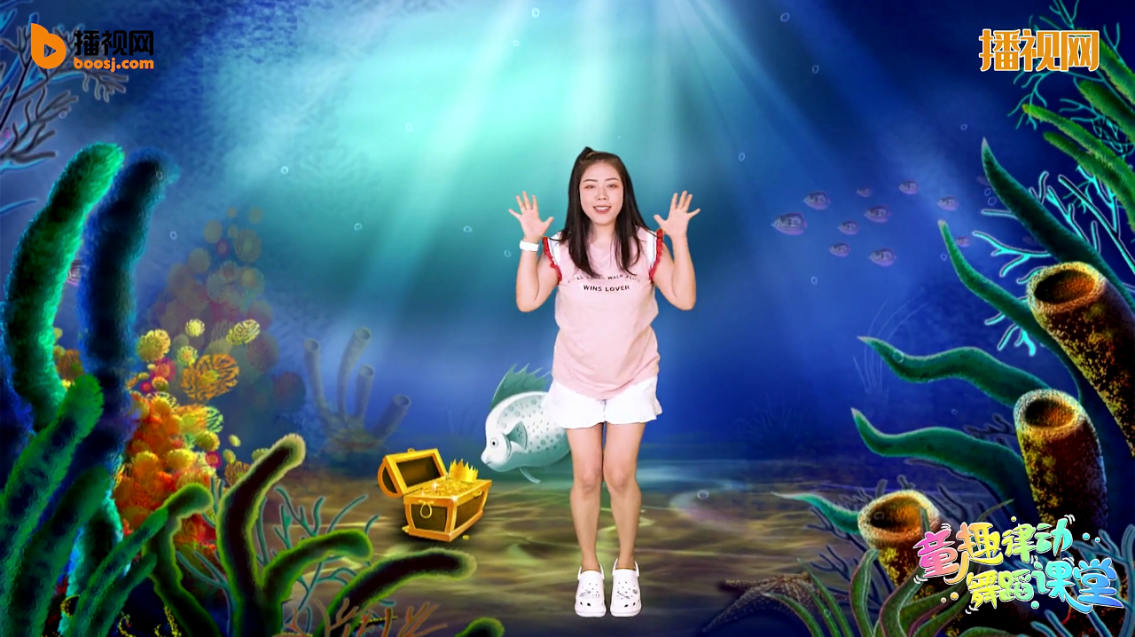 幼儿舞蹈《小鱼吐泡泡》儿童舞蹈教学 幼儿园早操
