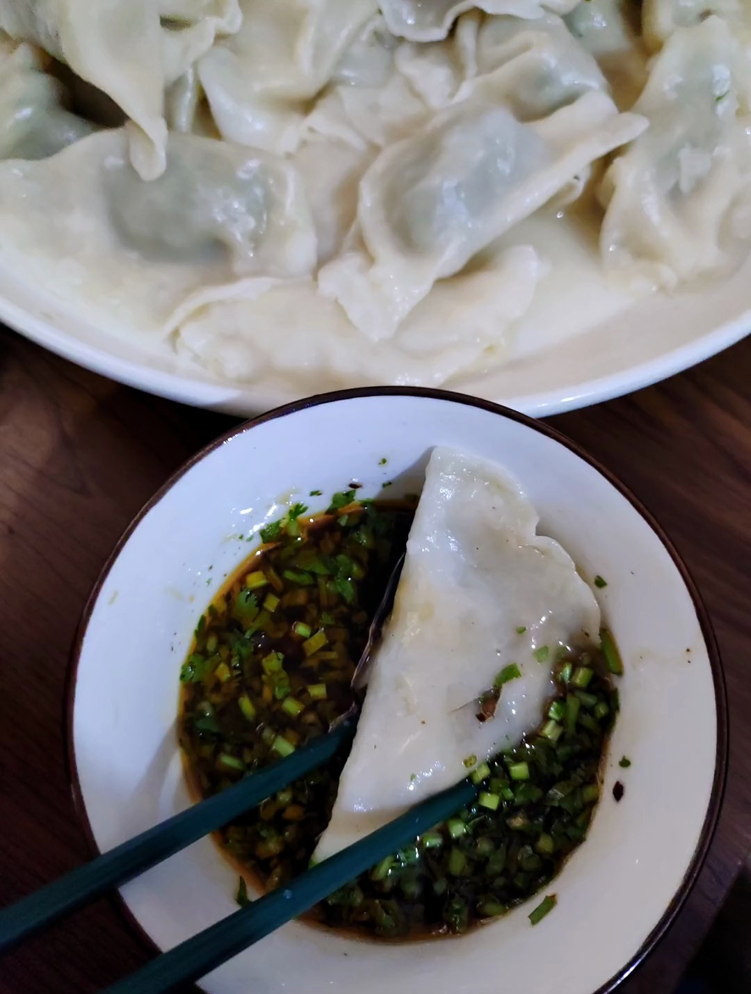 小欣宝儿想吃虾仁芹菜猪肉馅饺子