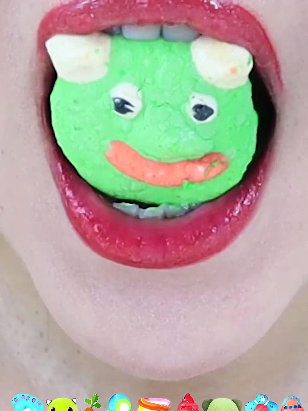 解压视频:声控 咀嚼音 卡通曲奇