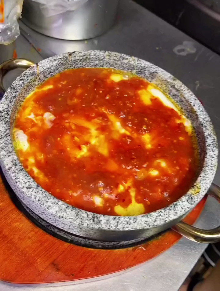 石板鸡蛋豆腐