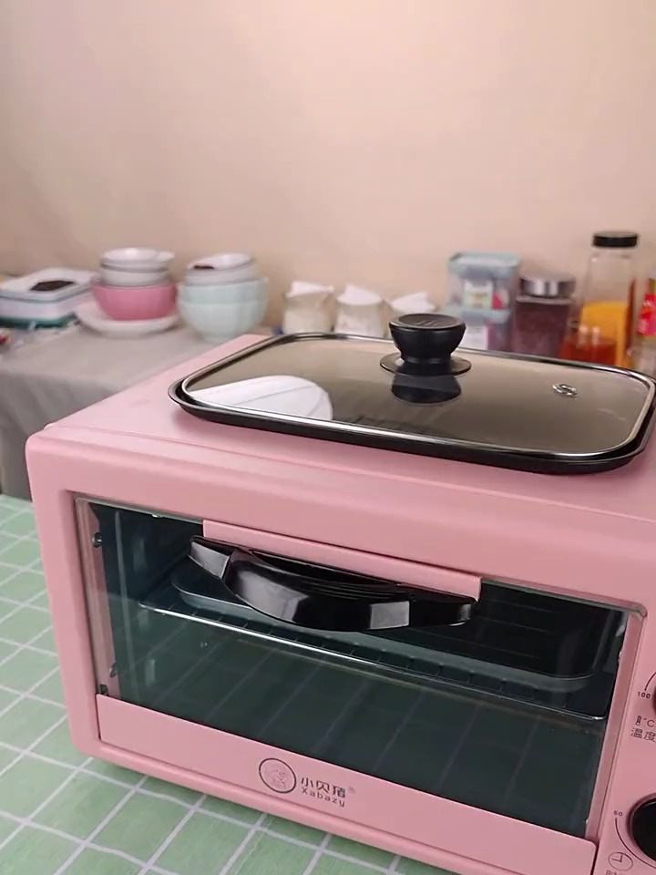 小贝猪烤箱,这样一台懒人多功能早餐机,煎烤暖饮三合一