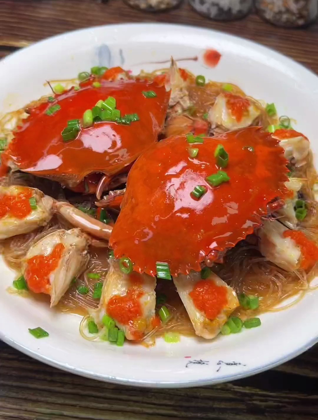 粉丝蒸螃蟹的做法,好吃又美味
