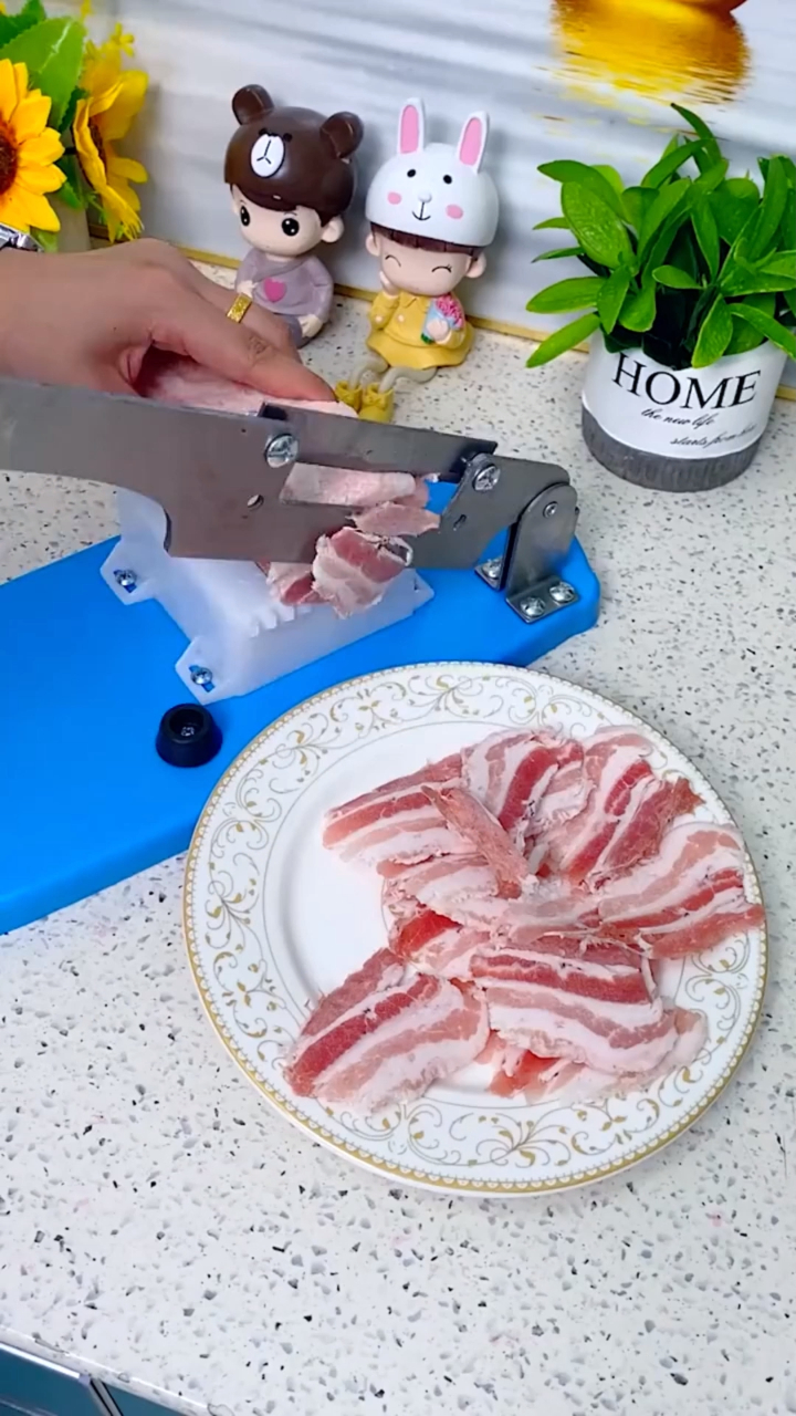 切羊肉卷切片机,家用小型刨肉机神器