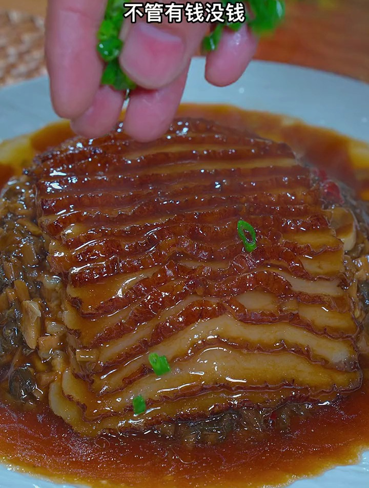 过年必做的梅菜扣肉