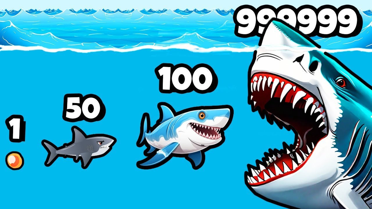 我要把普通的鲨鱼升级成为各种新品种鲨鱼