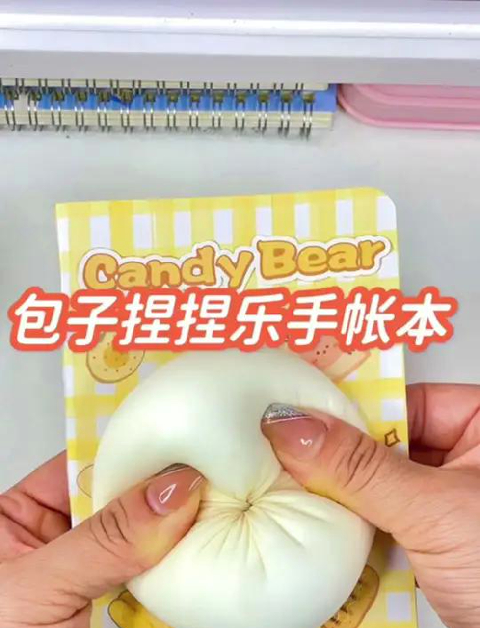 自制包子捏捏乐手帐本,可爱又解压!