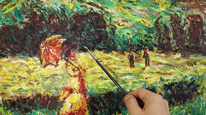 印象派的油画风景是怎样完成的?(1)