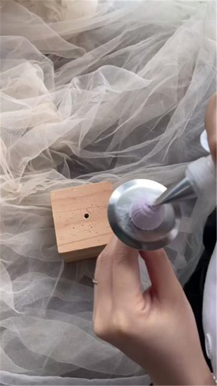 韩式裱花自然玫瑰,花嘴104号