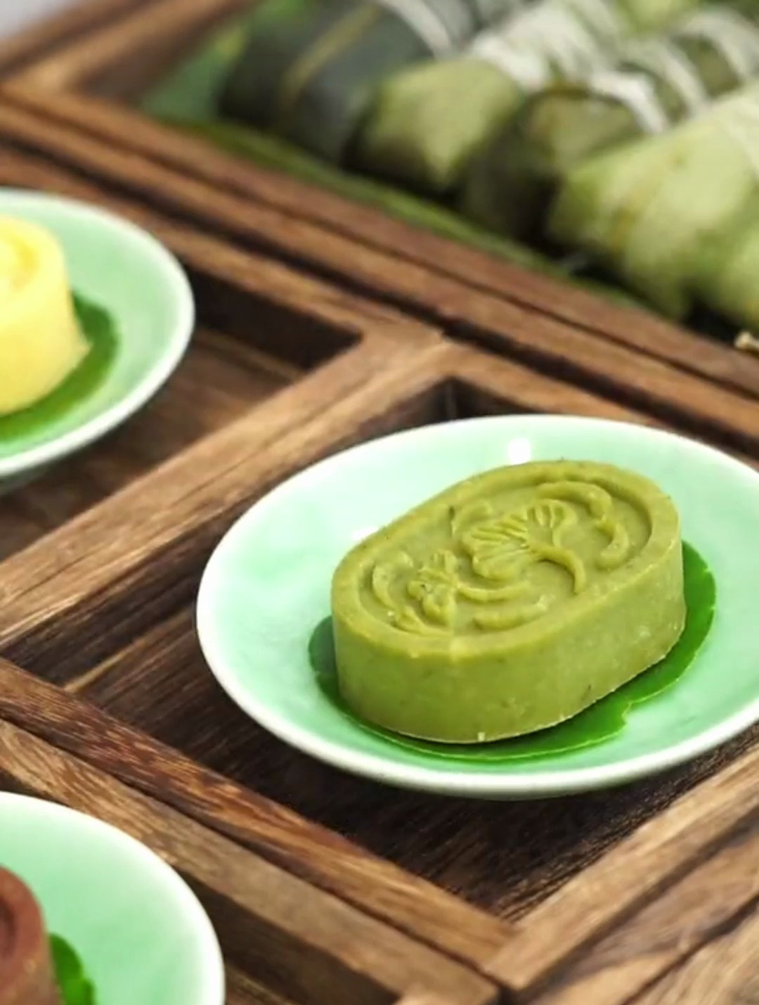 端午也不要忘了吃节日特定的绿豆糕哦~愿大家端午安康
