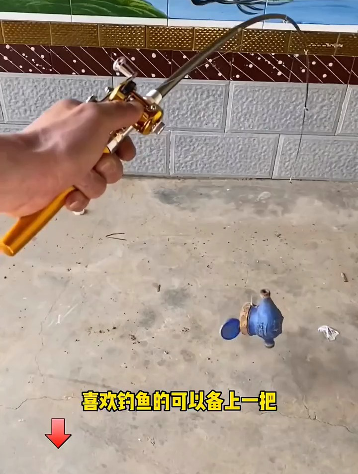 迷你便携式钢笔鱼竿,方便好用