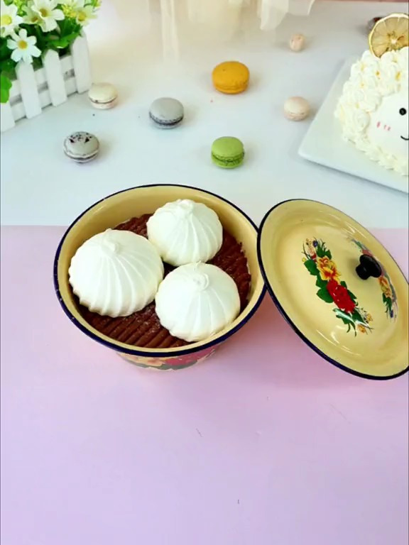 蛋糕烘焙教学 西点烘焙培训 蛋糕 仿真小笼包蛋糕教程