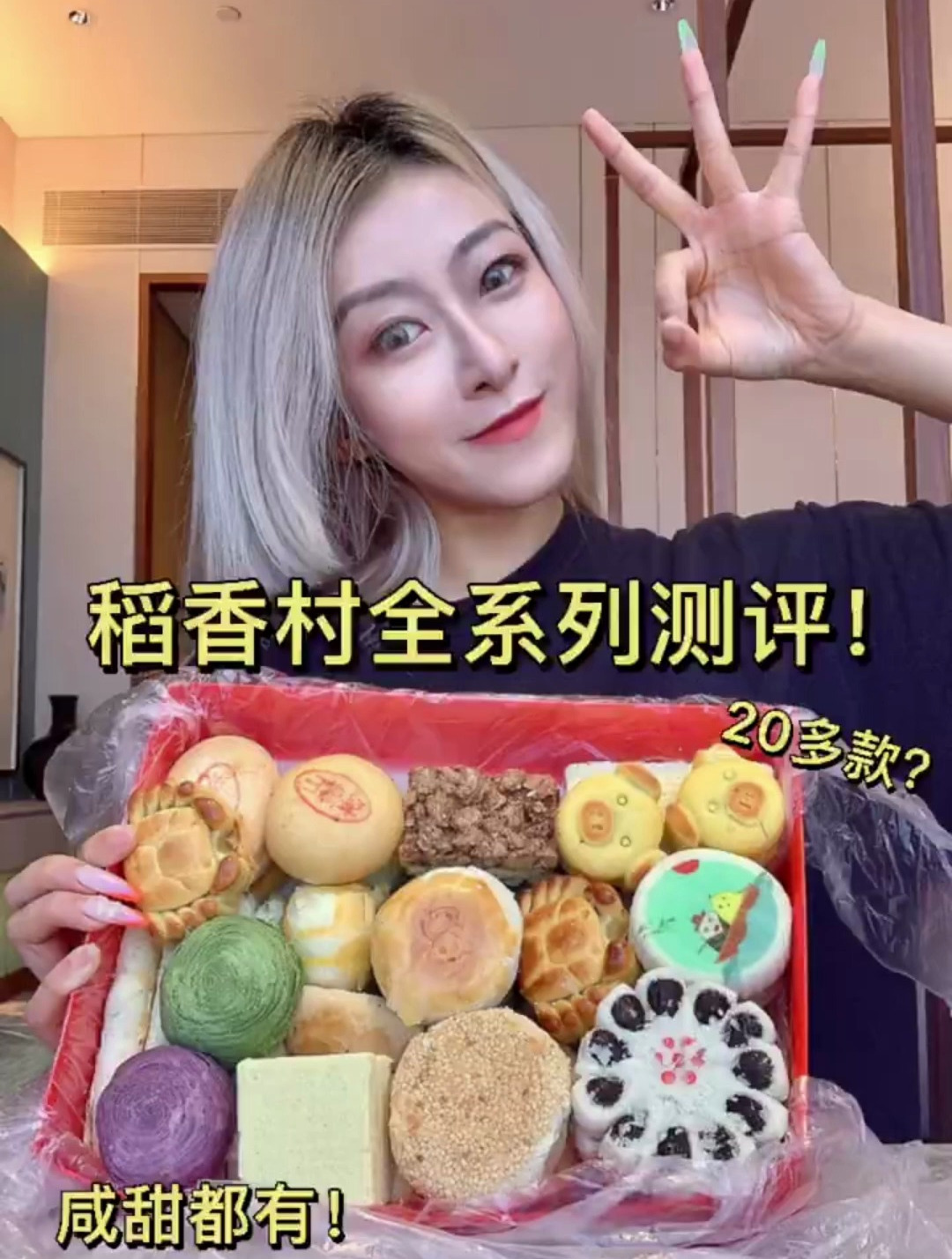 稻香村全测评合集二十多种,咸甜都有!
