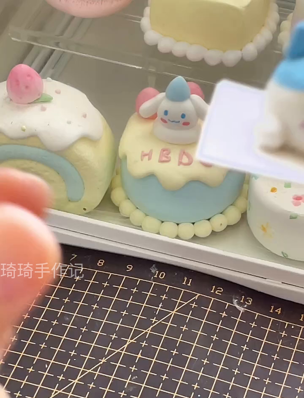 自己在家做粉笔风小蛋糕,超简单DIY教程!