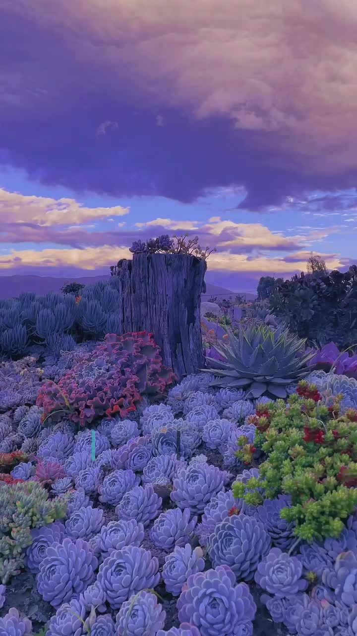 成都夫妇打造梦幻多肉王国 种下3000多种五颜六色多肉