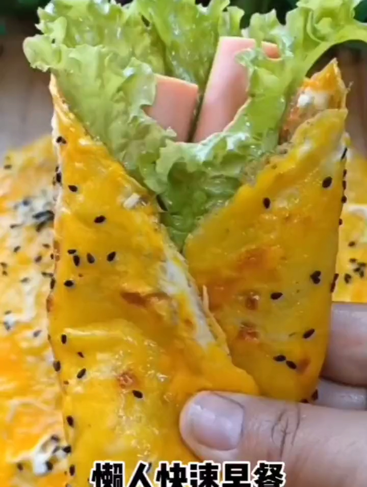 快速早餐煎饼果子,十分钟搞定,全家人的早餐