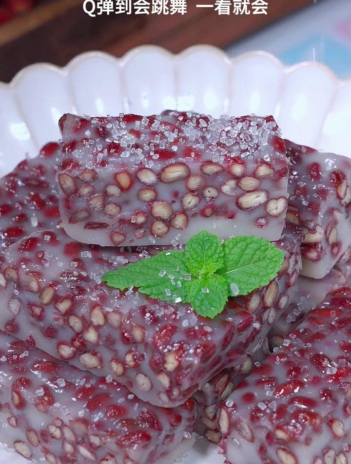 香甜可口的红豆糕
