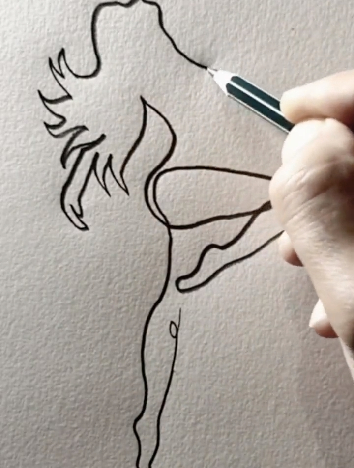 一笔画完简笔画!