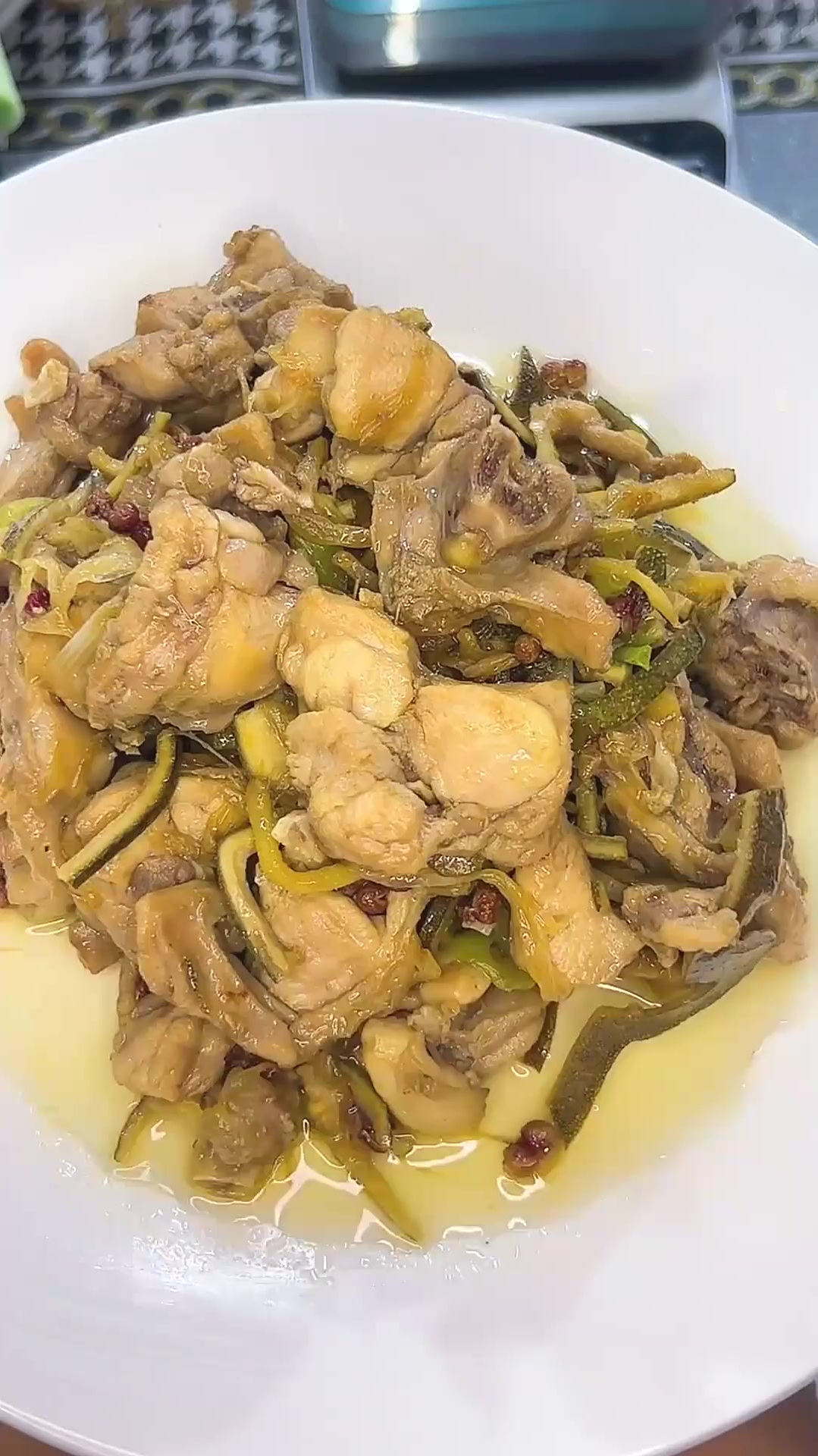 教你炒青皮炒猪肉