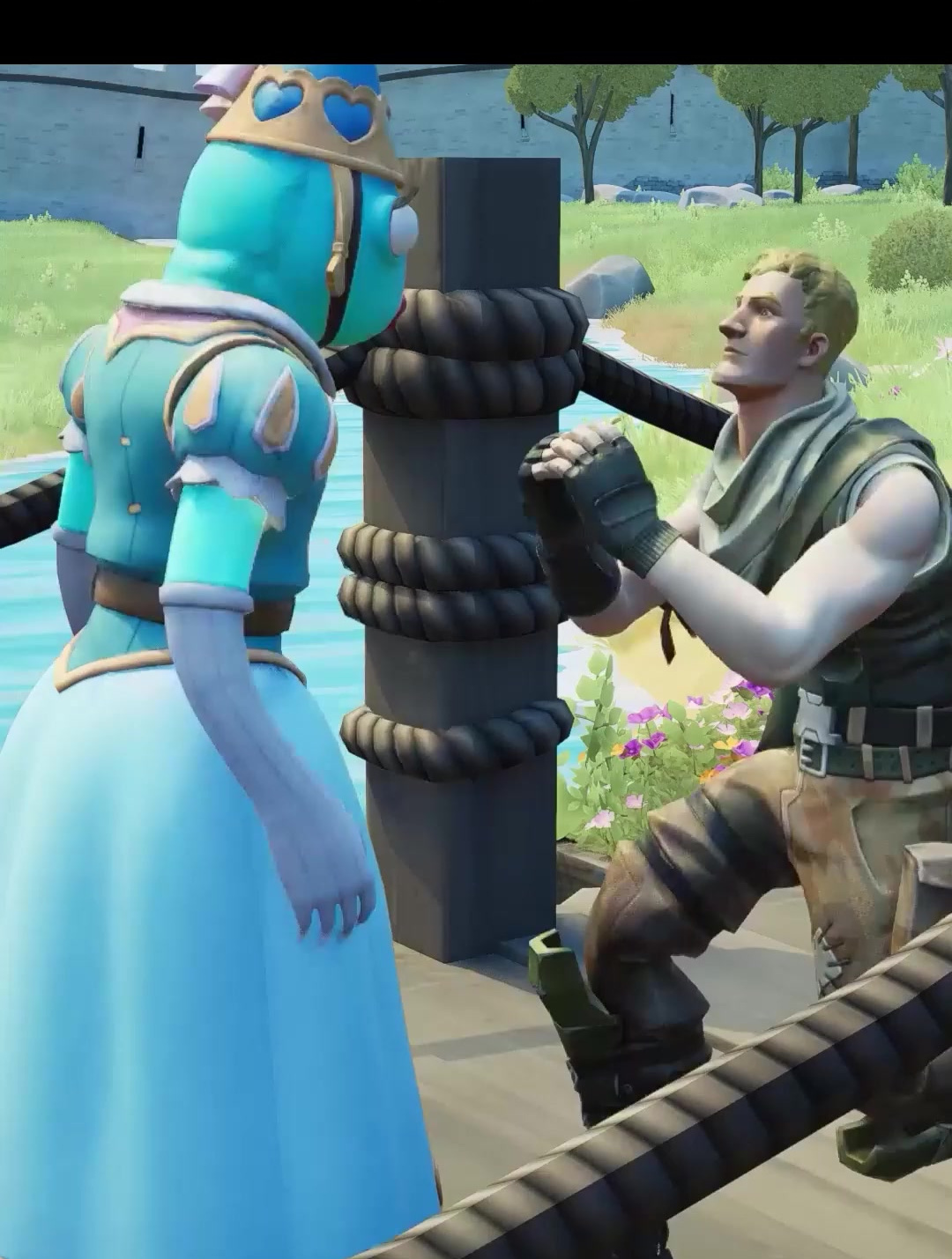 要塞英雄动画之鱼棍之爱的进化