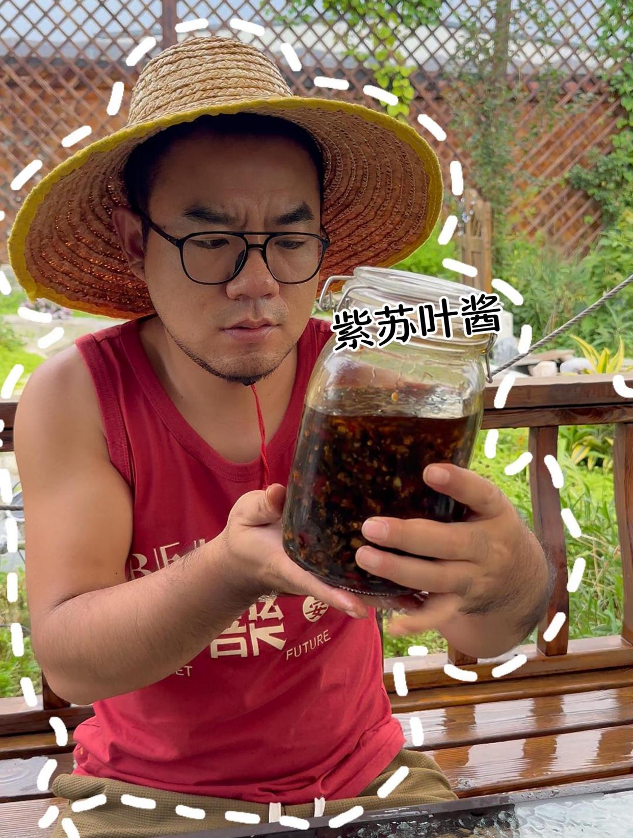 太下饭了!回村种上一棵紫苏,不仅可以烤肉还能做酱