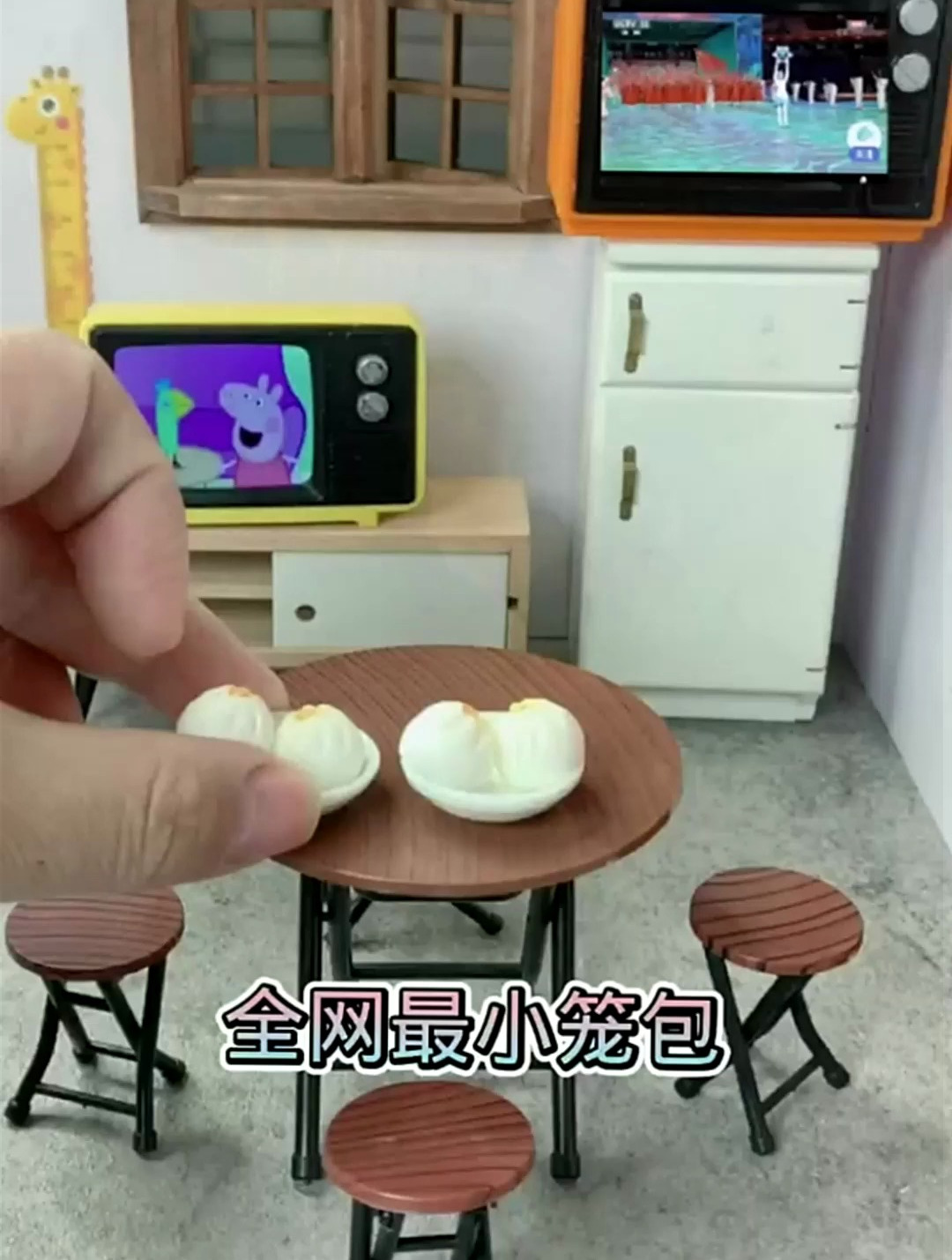 迷你厨房每日分享,世界上最小的小笼包,太可爱了吧