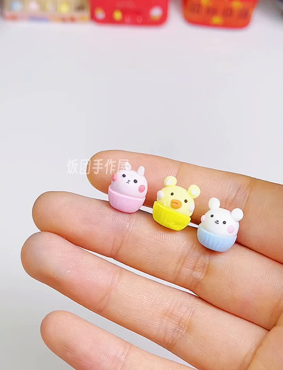 超萌的迷你橡皮泥甜品车完工啦,该去哪里摆地摊呢～