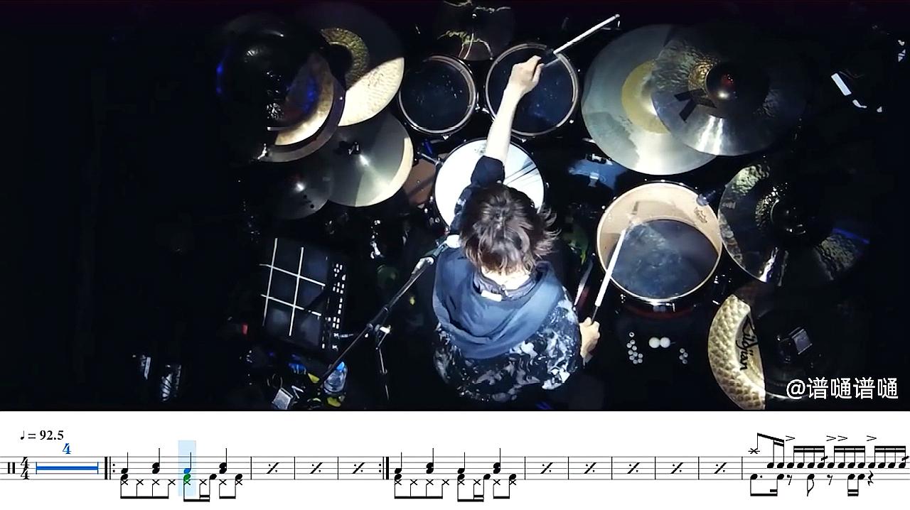 [图]超震撼OOR现场管弦万人大合唱I Was King 动态鼓谱分享DrumScore