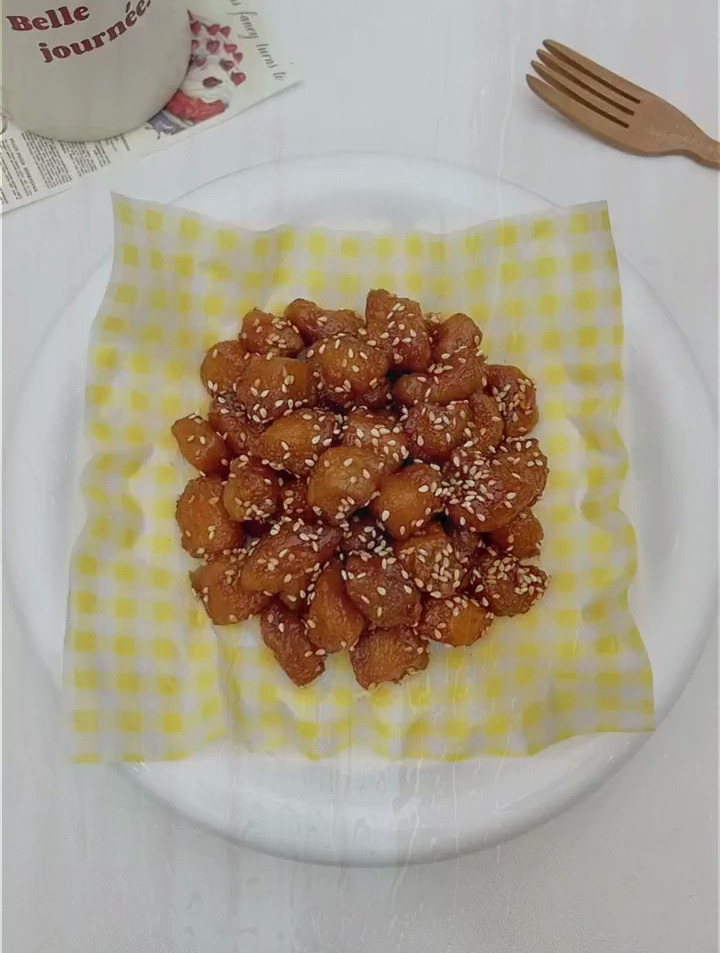艾特你的饭搭子给你做糖醋鸡块吧!糖醋鸡块 治愈系美食