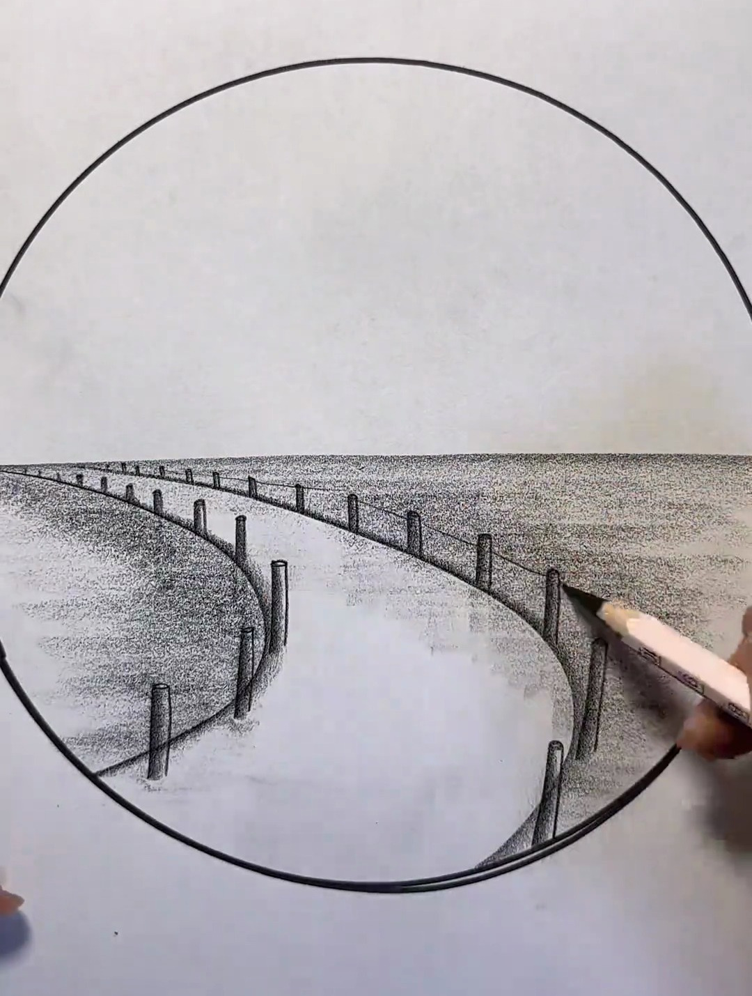 简单画家乡风景,跟我一起学画画