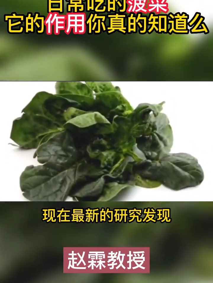 润燥滑肠——菠菜,菠菜的7大食疗养生功效