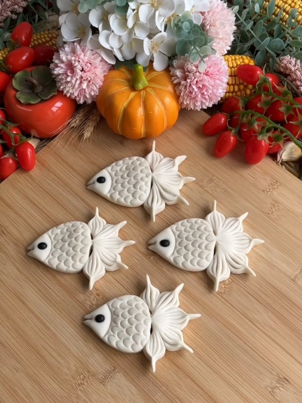 天冷了,给孩子做一个可爱的小鱼馒头吧,花式馒头做法